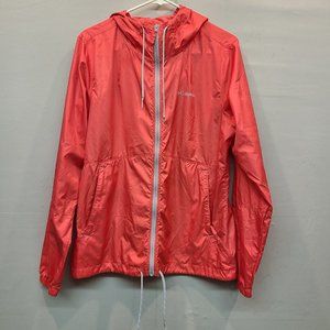 Columbia Jacket Flash Forward Windbreaker Womens Medium Pink Orange